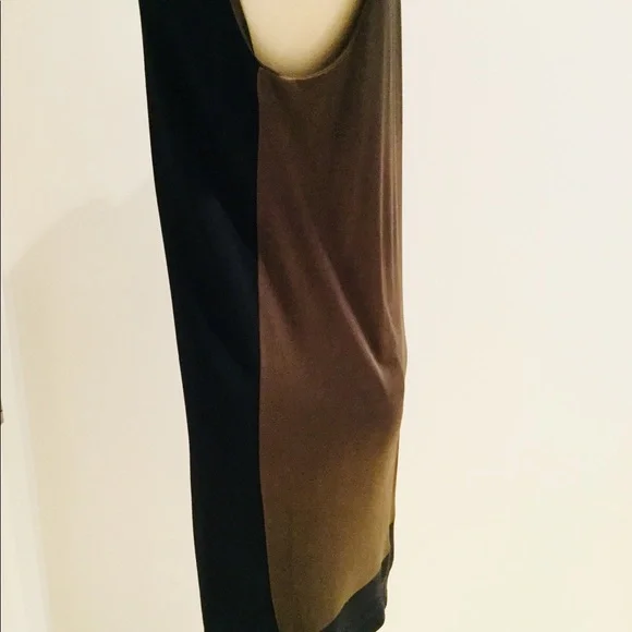 BALENCIAGA SATIN-TRIMMED MIDI DRESS